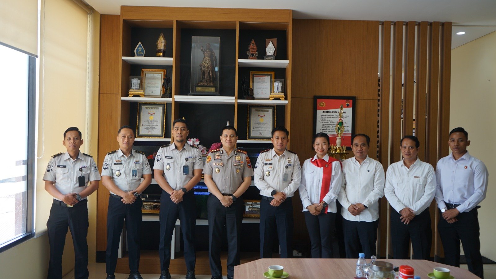 Bapas Magelang Perkuat Silaturahmi dengan Polres Magelang Kota